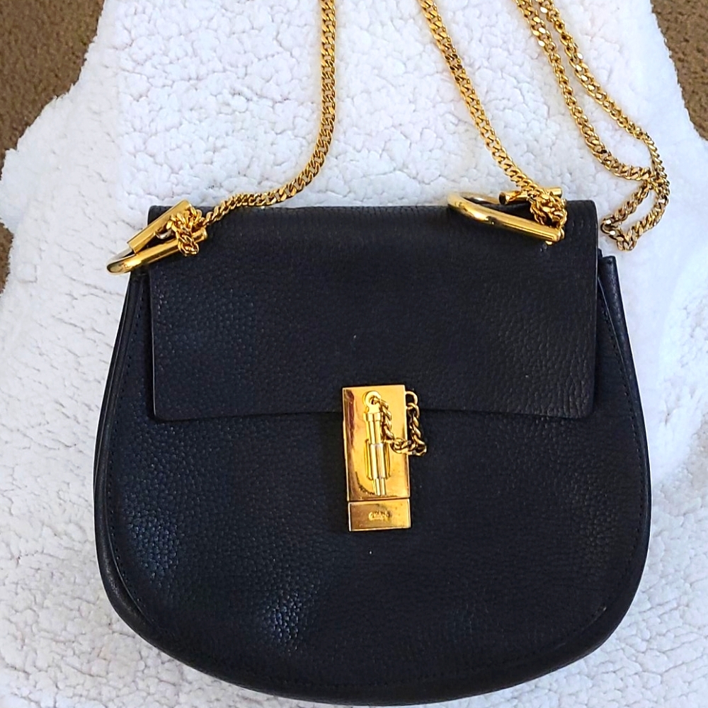 Chloe Drew Leather Shoulder Bag